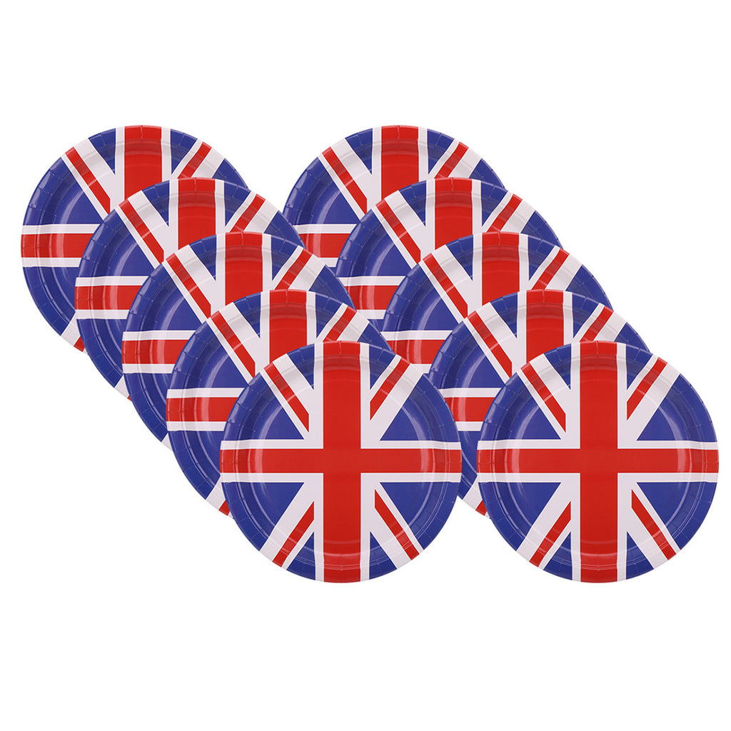Union Jack Paper Plates