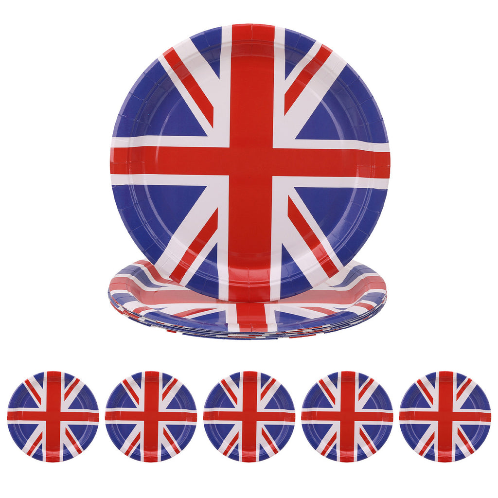 Union Jack Paper Plates
