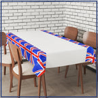 220cm x 130cm King Charles Coronation Union Jack TableCloth