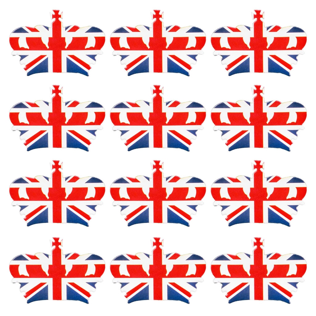 Union Jack Crowns Toothpicks - 30pcs