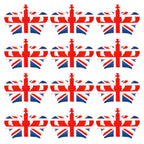 Union Jack Crowns Toothpicks - 30pcs
