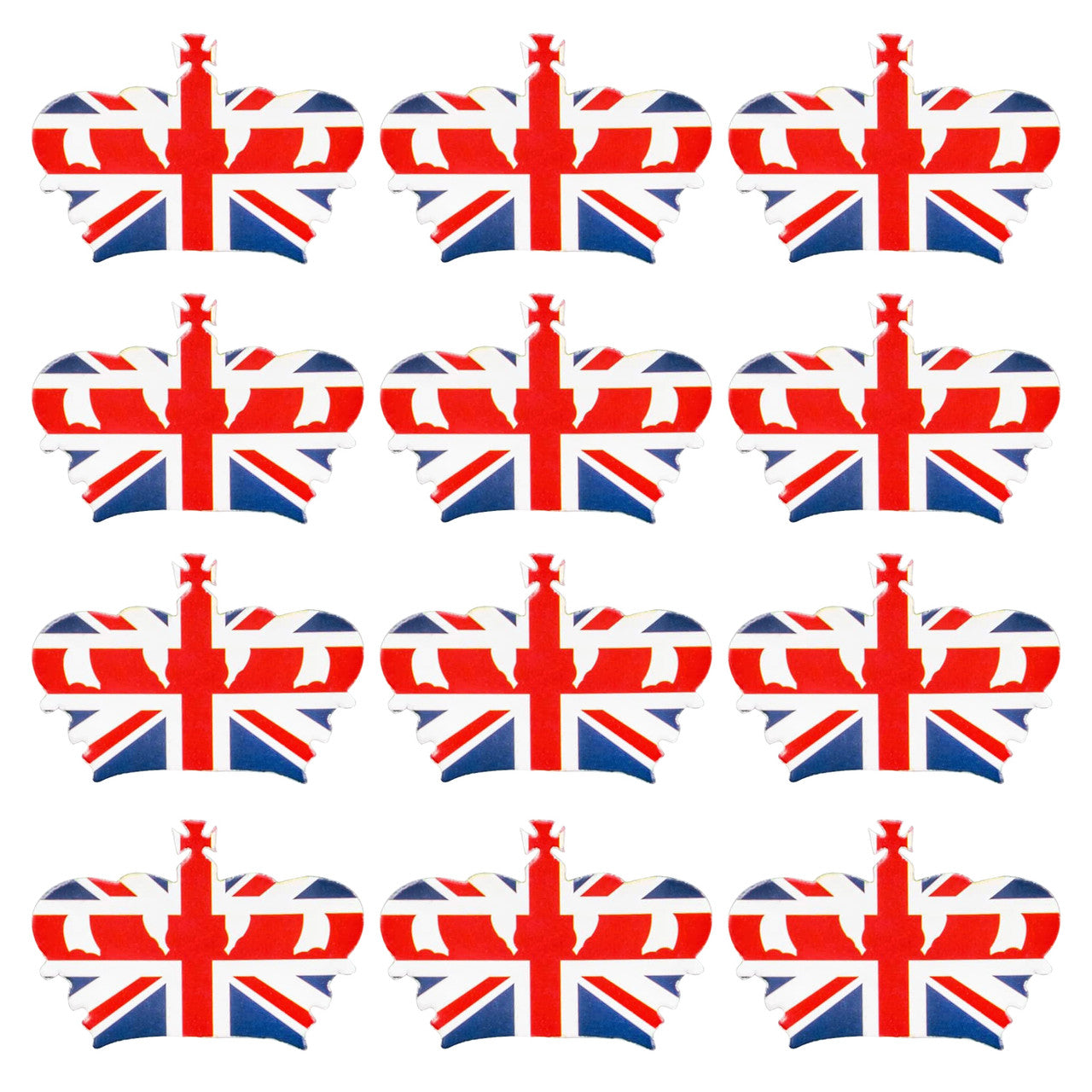 Union Jack Crowns Toothpicks - 30pcs