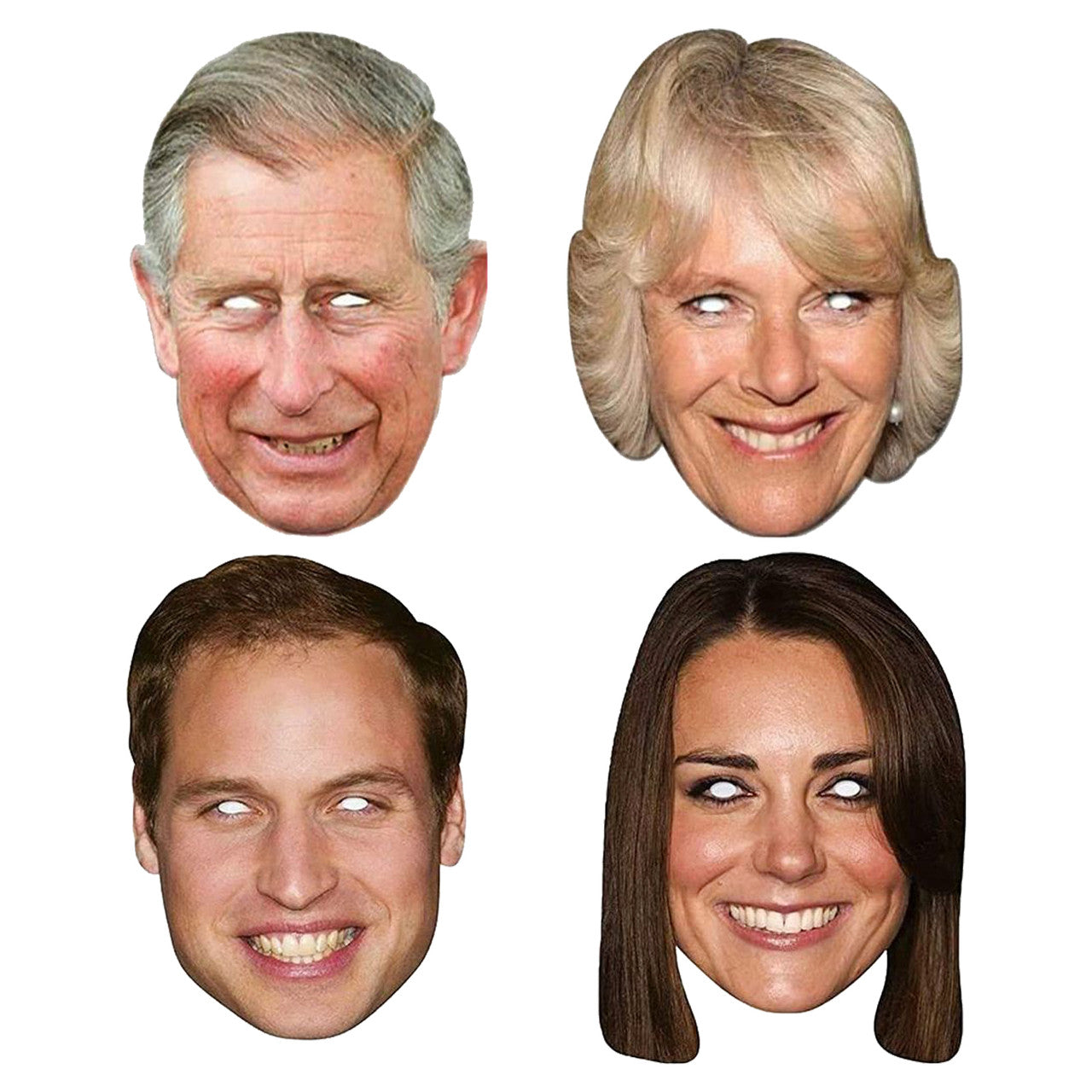 Royal Family Masks (4 Set)