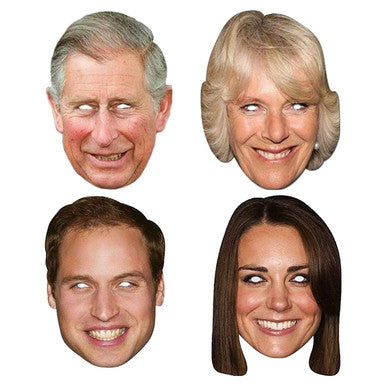 Royal Family Masks (4 Set)