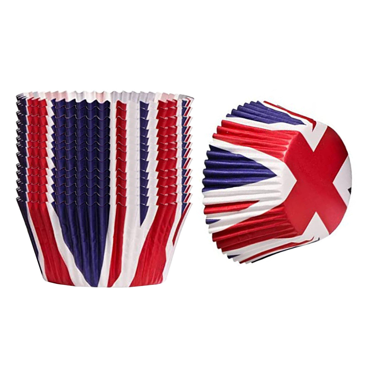 Union Jack Cupcake Cases