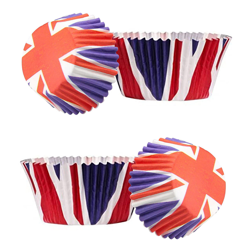 Union Jack Cupcake Cases