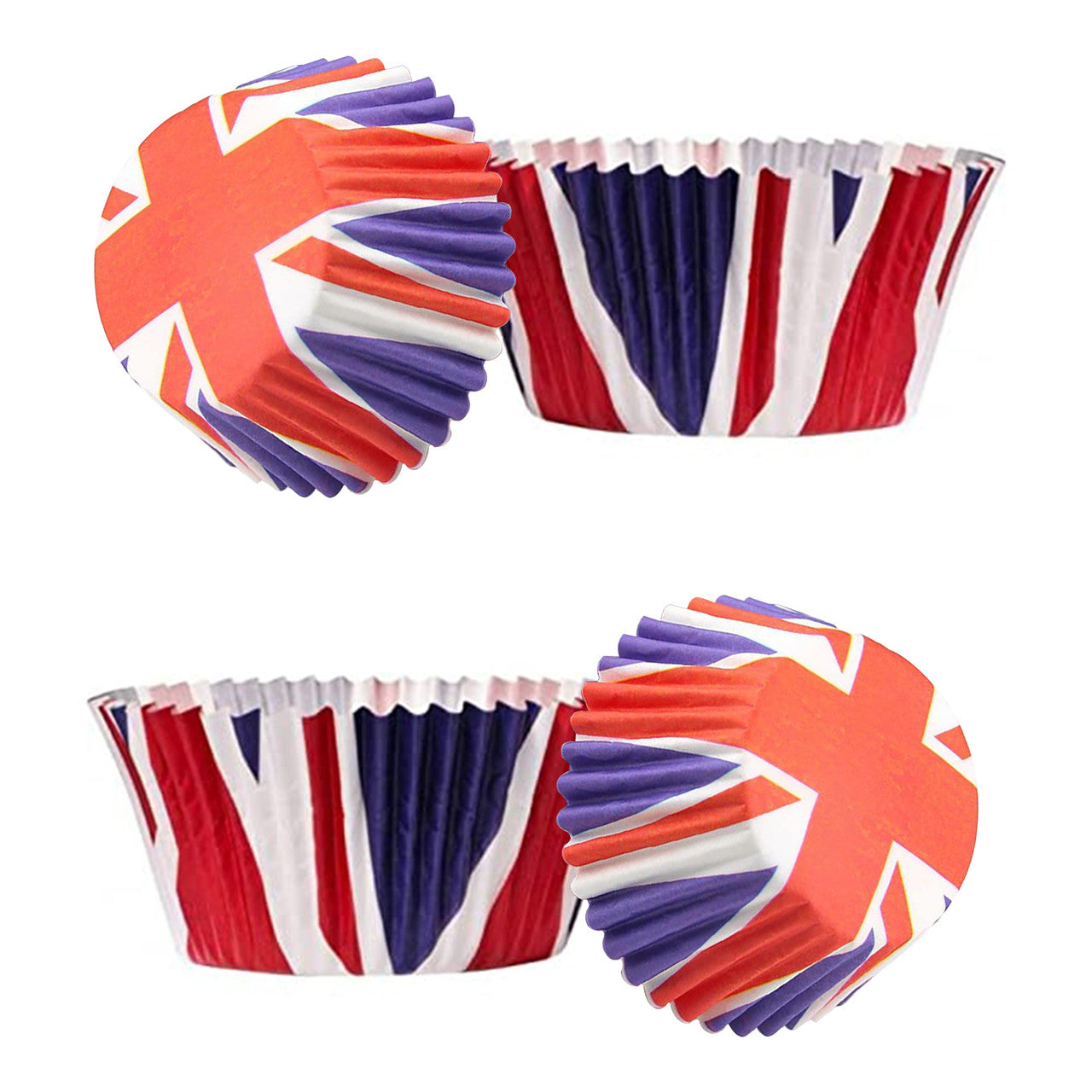 Union Jack Cupcake Cases