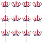 Union Jack Crown Toothpicks - 30pcs