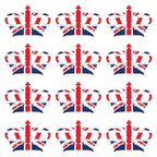 Union Jack Crown Toothpicks - 30pcs