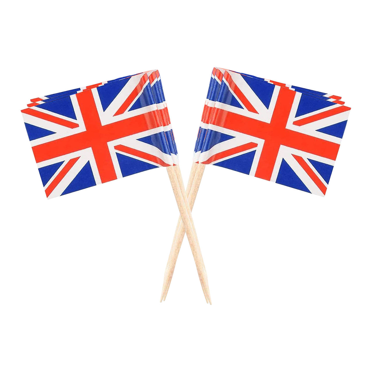 Union Jack Flag Cocktail Sticks (Pack of 50)