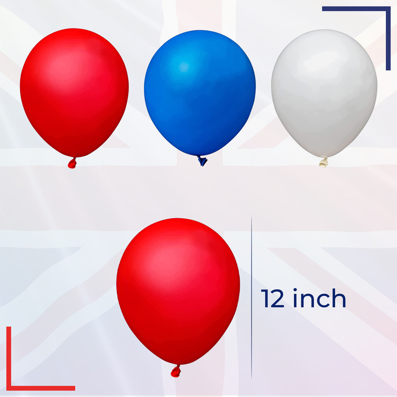 Red, White & Blue Latex Balloons