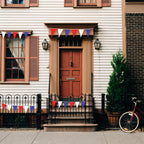 Red, White & Blue PVC Bunting Flags
