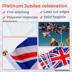 Union Jack Polyester Hand Flags