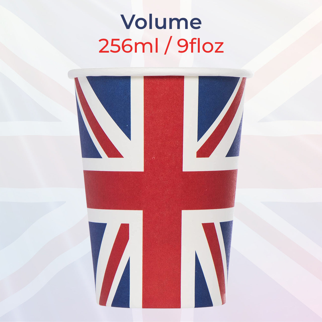 Union Jack Paper Cups 9oz