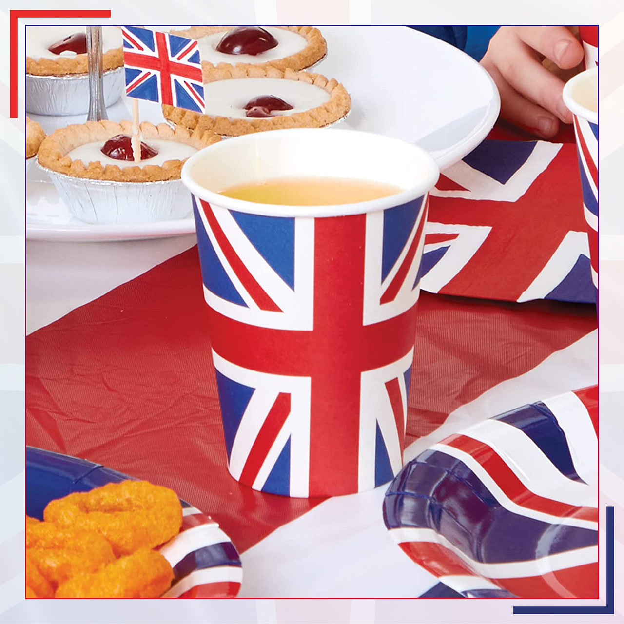 Union Jack Paper Cups 9oz