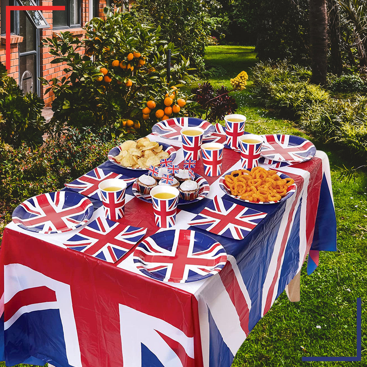 Union Jack Paper Cups 9oz