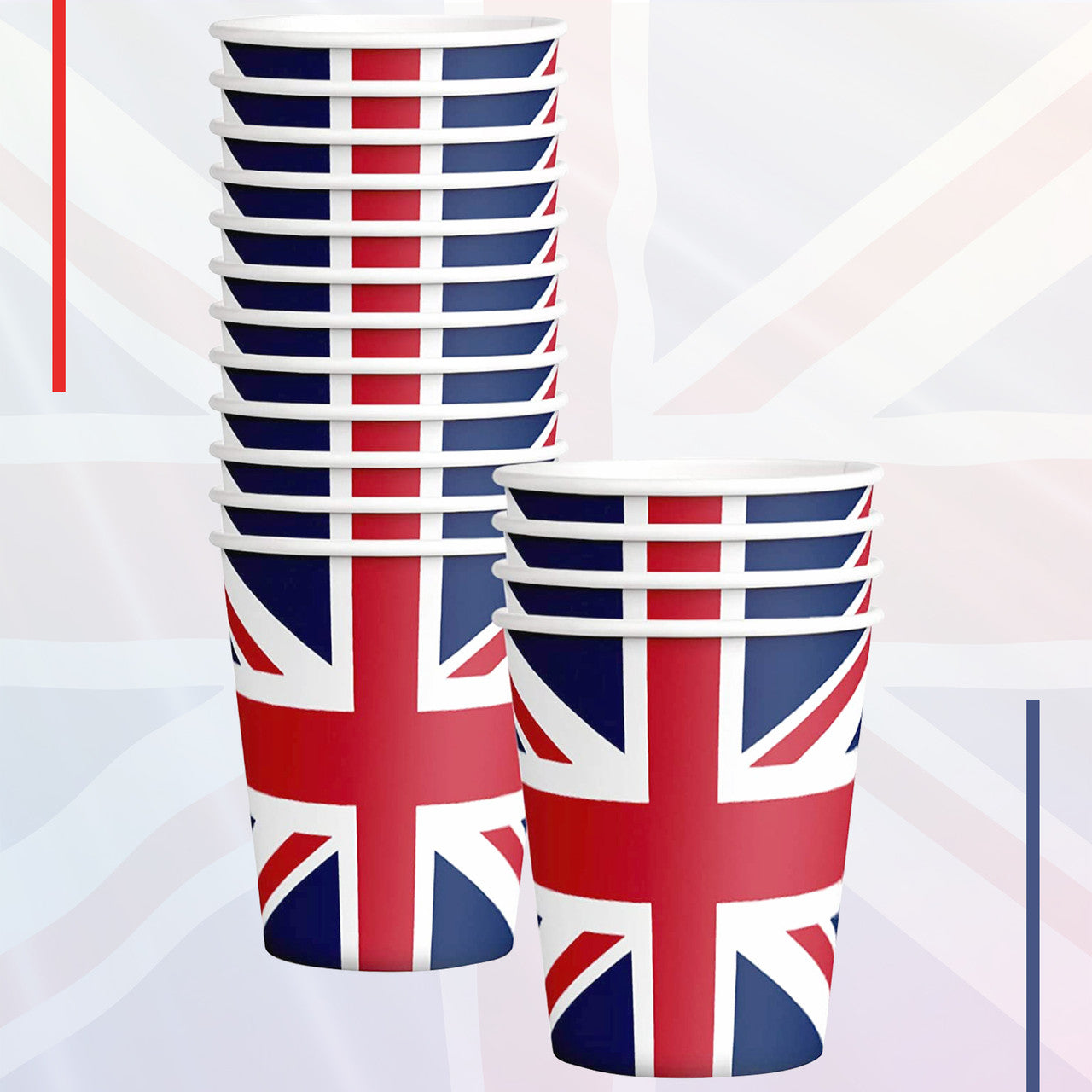 Union Jack Paper Cups 9oz
