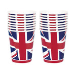 Union Jack Paper Cups - 9oz