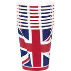 Union Jack Paper Cups - 9oz