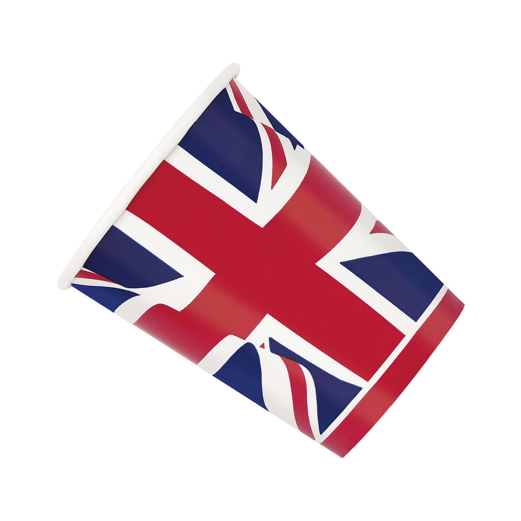 Union Jack Paper Cups - 9oz