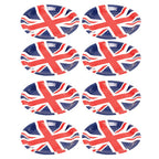 Union Jack Paper Dessert Plates -10 pieces
