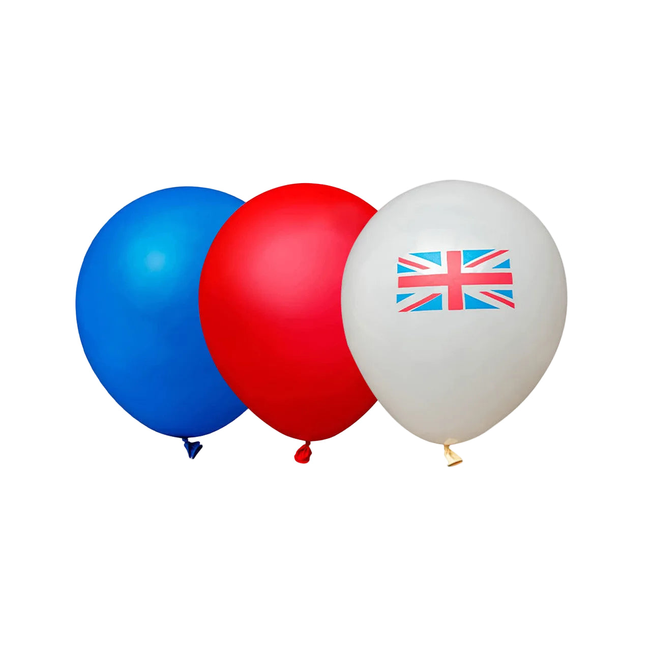 Red, White, Blue & Union Jack Latex Balloons