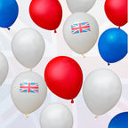12" Union Jack Flag Latex Balloons