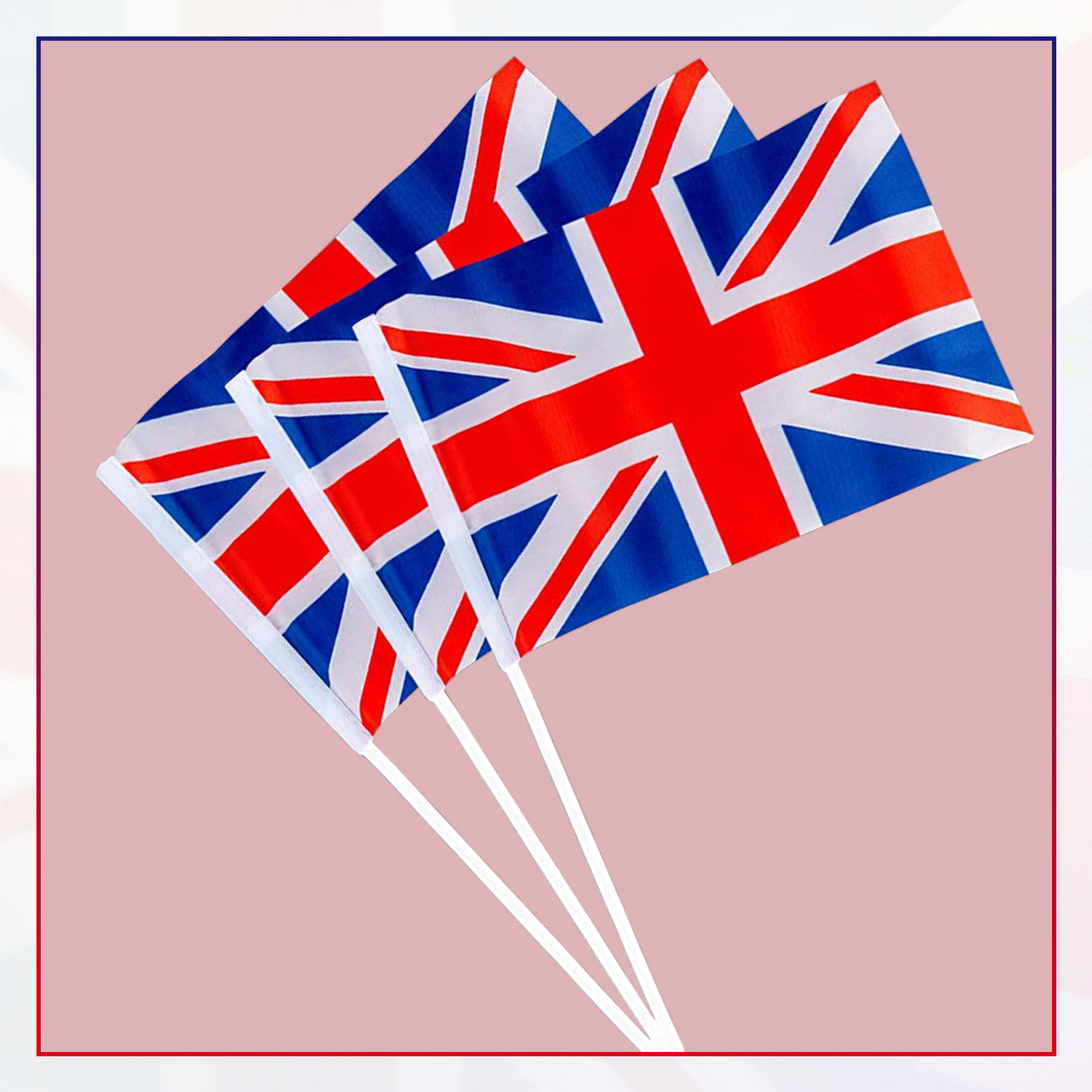 Union Jack PVC Hand Flags