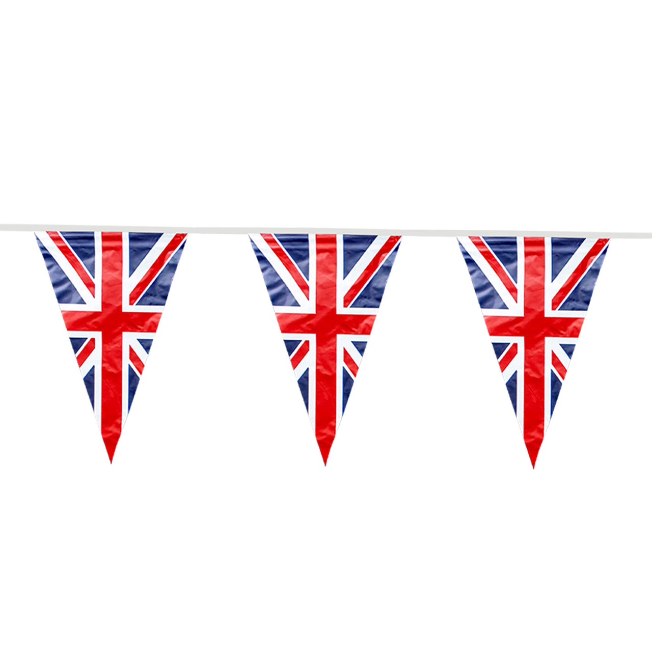 Union Jack Rayon Bunting (Triangles) - 6m