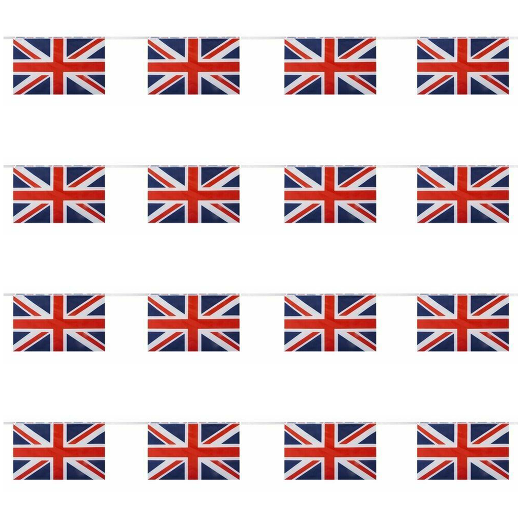 Union Jack Rayon Bunting (Rectangles) - 6m