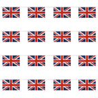 Union Jack Rayon Bunting (Rectangles) - 6m