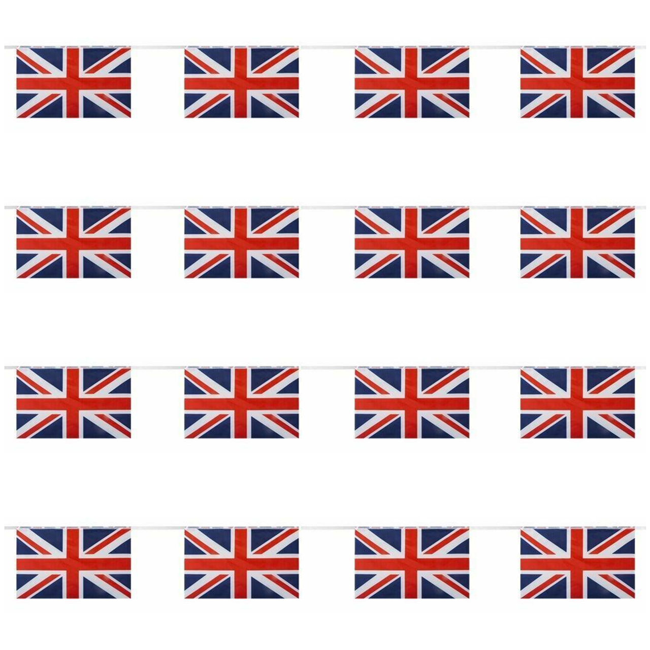 Union Jack Rayon Bunting (Rectangles) - 6m