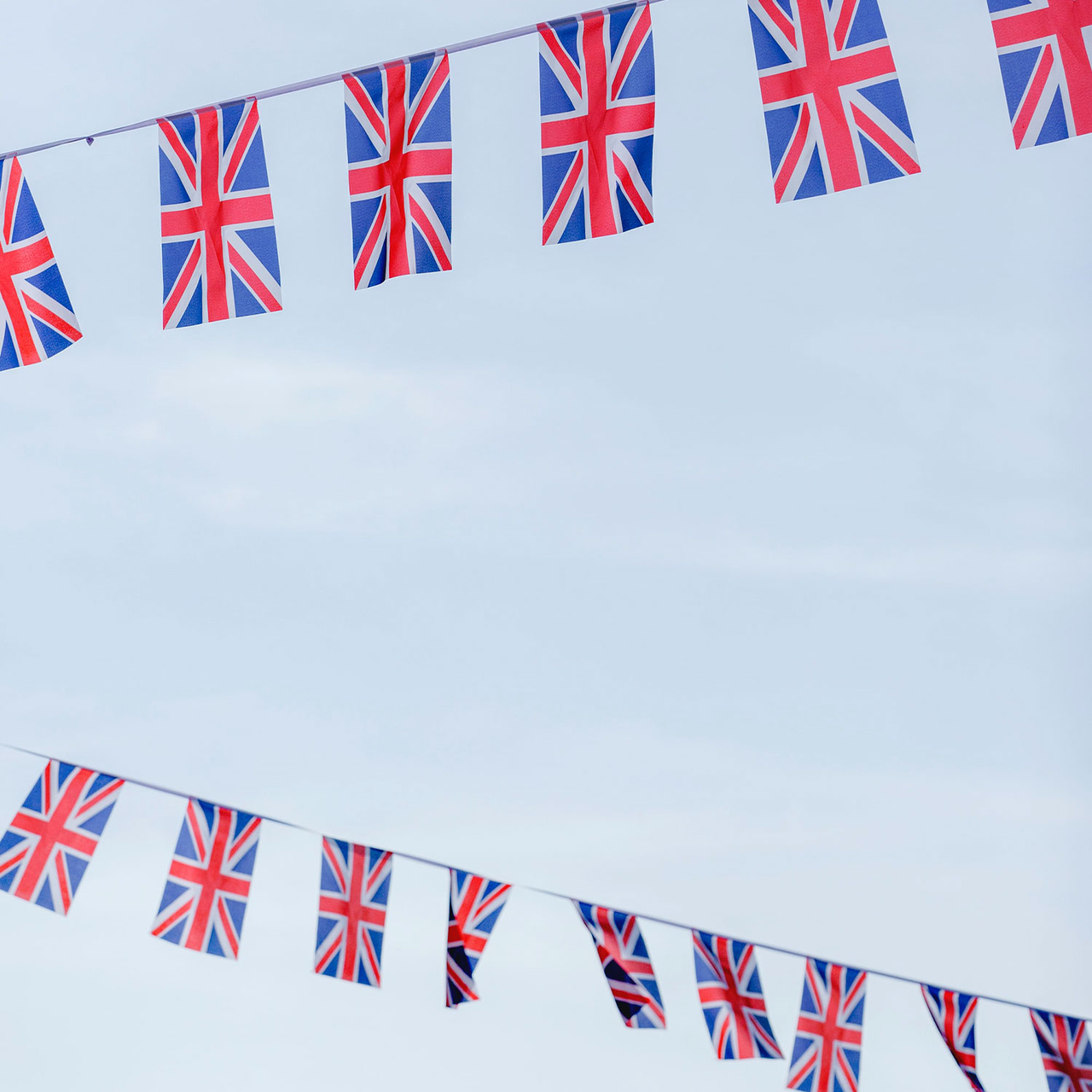 Union Jack Rayon Bunting (Rectangles) - 6m