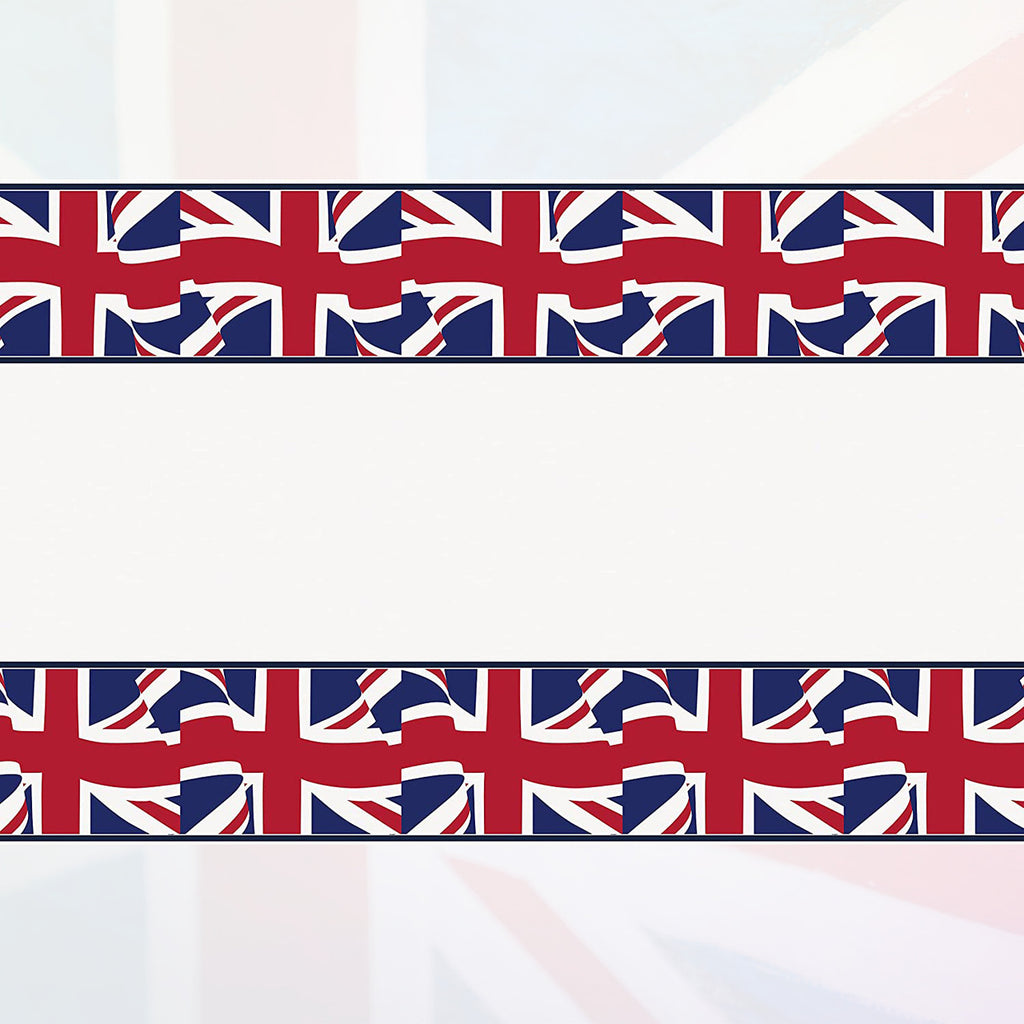 54 Inch x 108 Inch Union Jack Rectangular Plastic Tablecover