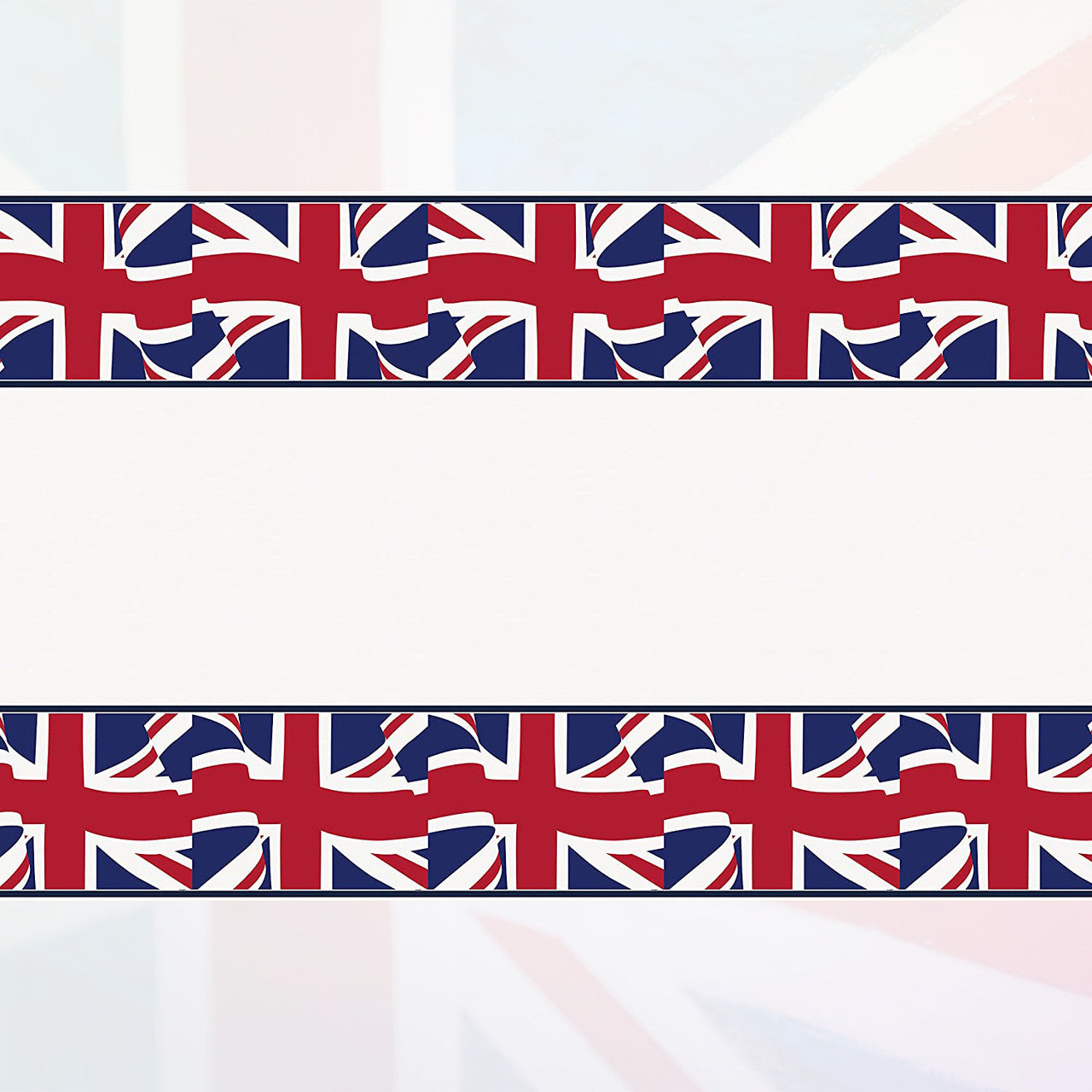 54 Inch x 108 Inch Union Jack Rectangular Plastic Tablecover