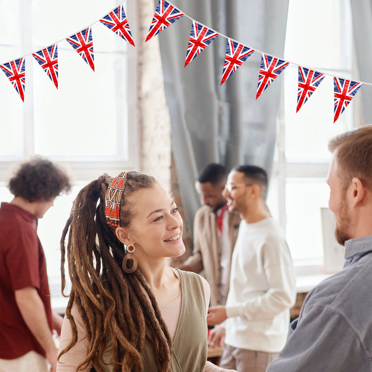 Union Jack Bunting (Small Triangles) - 10m