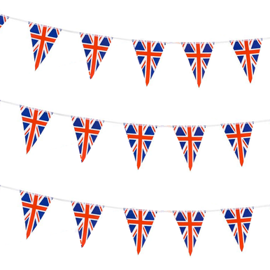 Union Jack Bunting (Small Triangles) - 10m