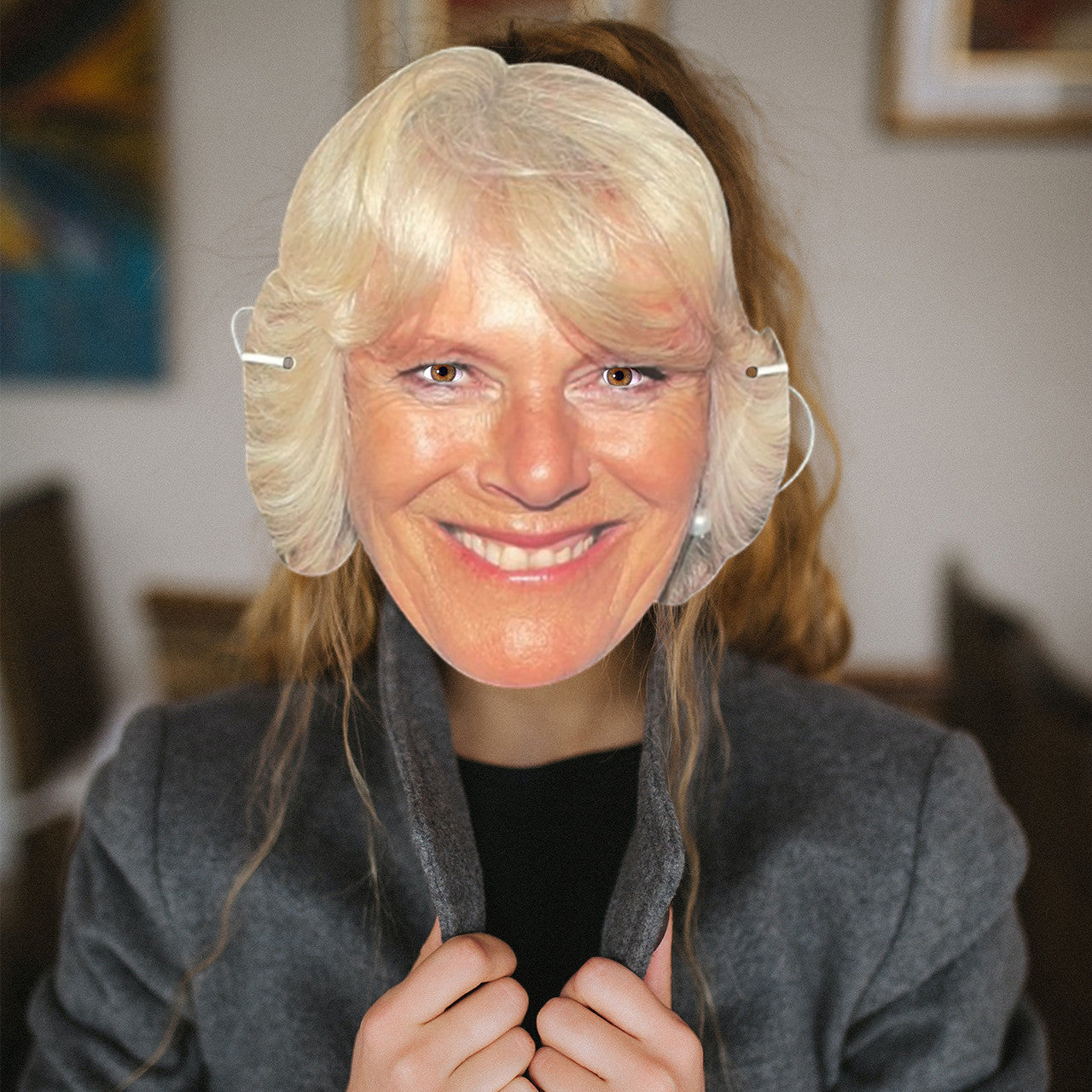 Royal Family Camilla Face Mask