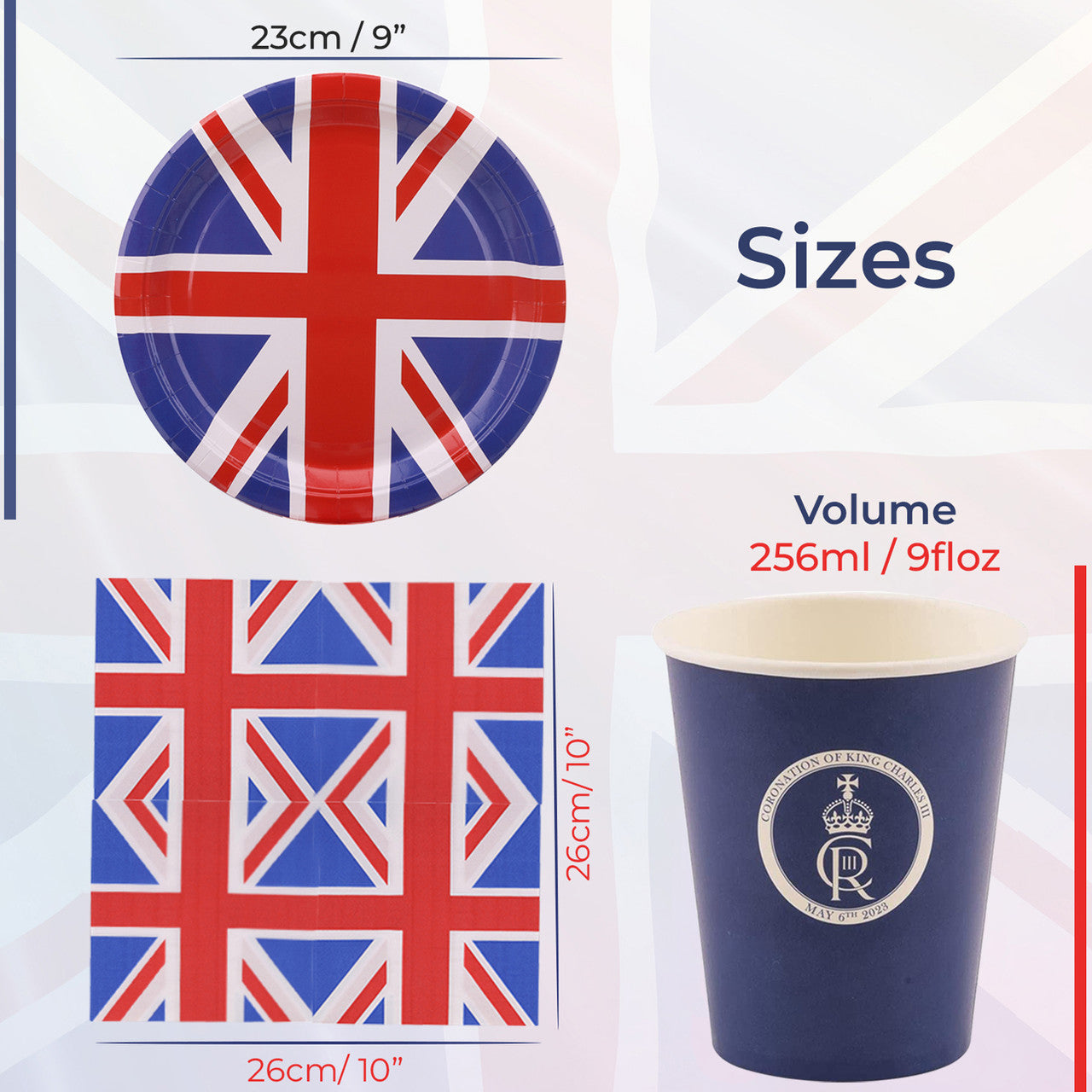 Union Jack Party Set - 90pcs