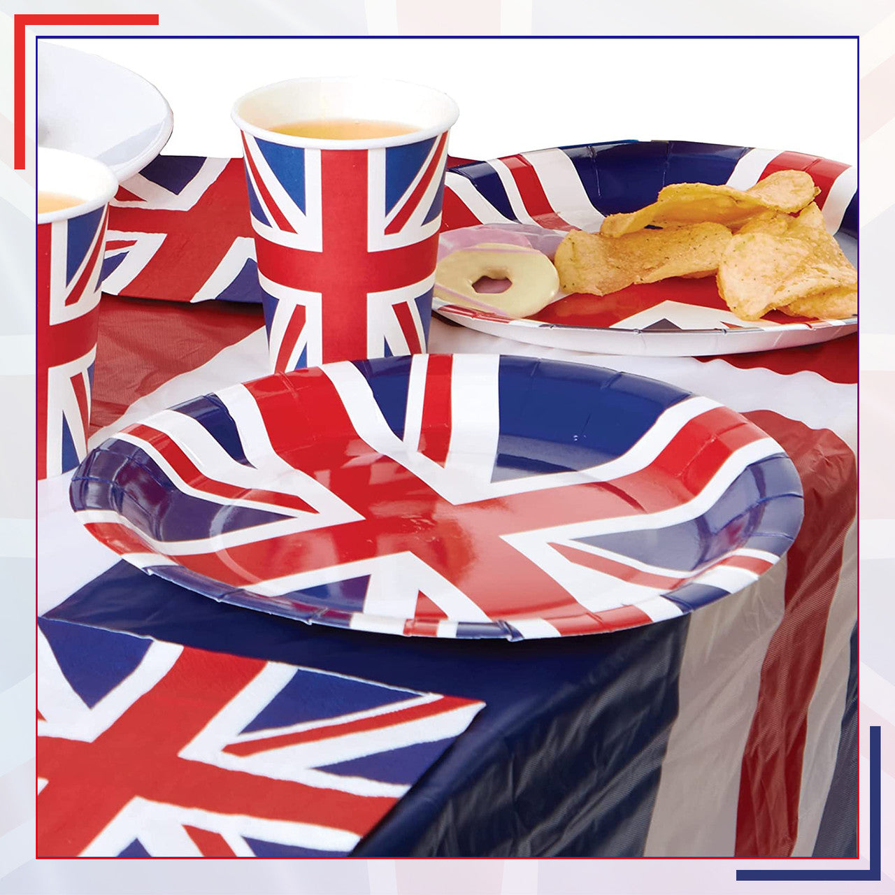 Union Jack Party Set - 90pcs
