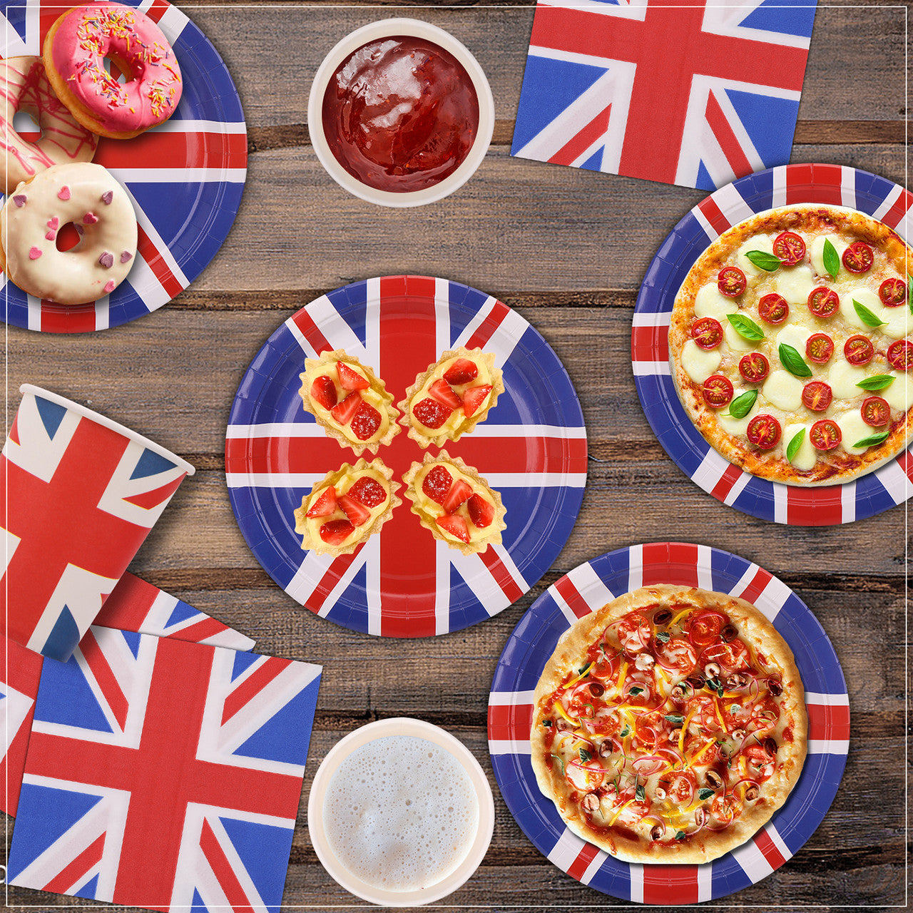 Union Jack Party Set - 46pcs