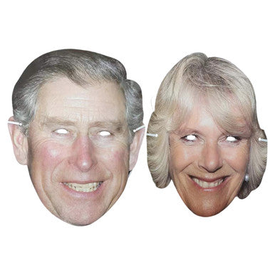 King Charles & Queen Consort Camilla Royal Family Face Mask