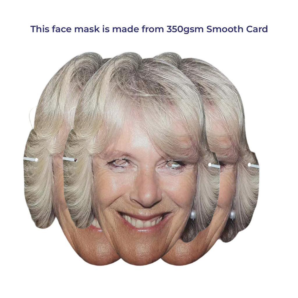 King Charles & Queen Consort Camilla Royal Family Face Mask