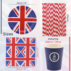 Union Jack Coronation Party Set - 190pcs