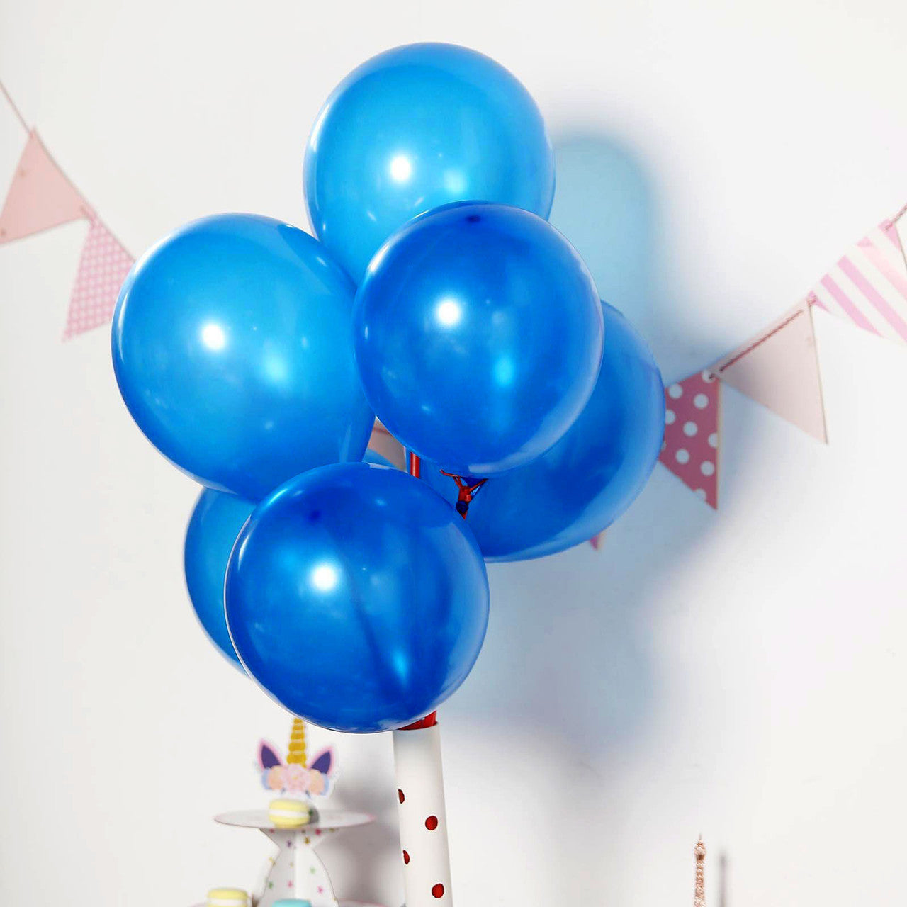 Blue 10 Inch Latex Balloons