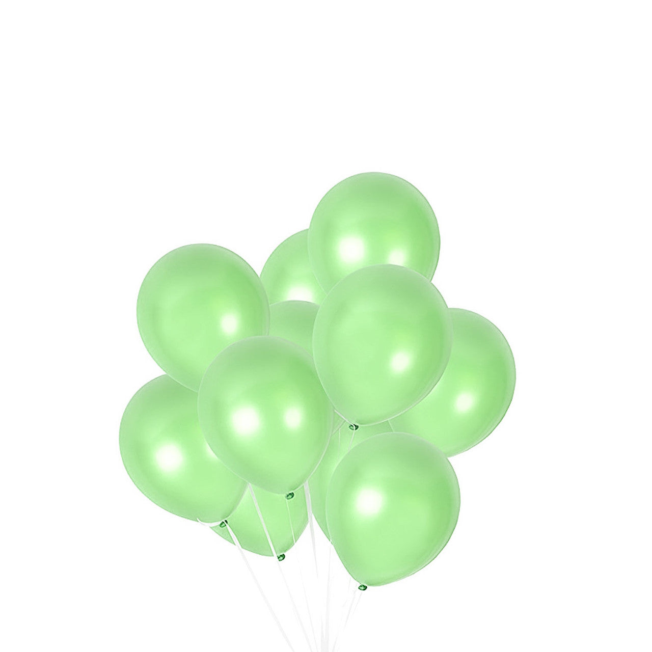 Light Green 10 Inch Latex Balloons