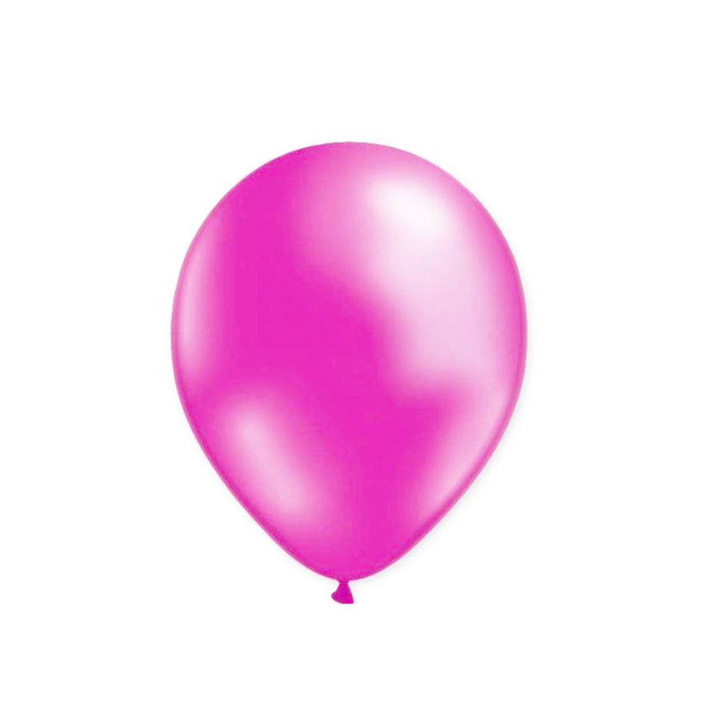 10" Helium-Quality Latex Plain Balloons - Light Rose