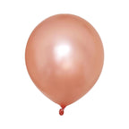 10" Helium-Quality Latex Plain Balloons - Rose Gold