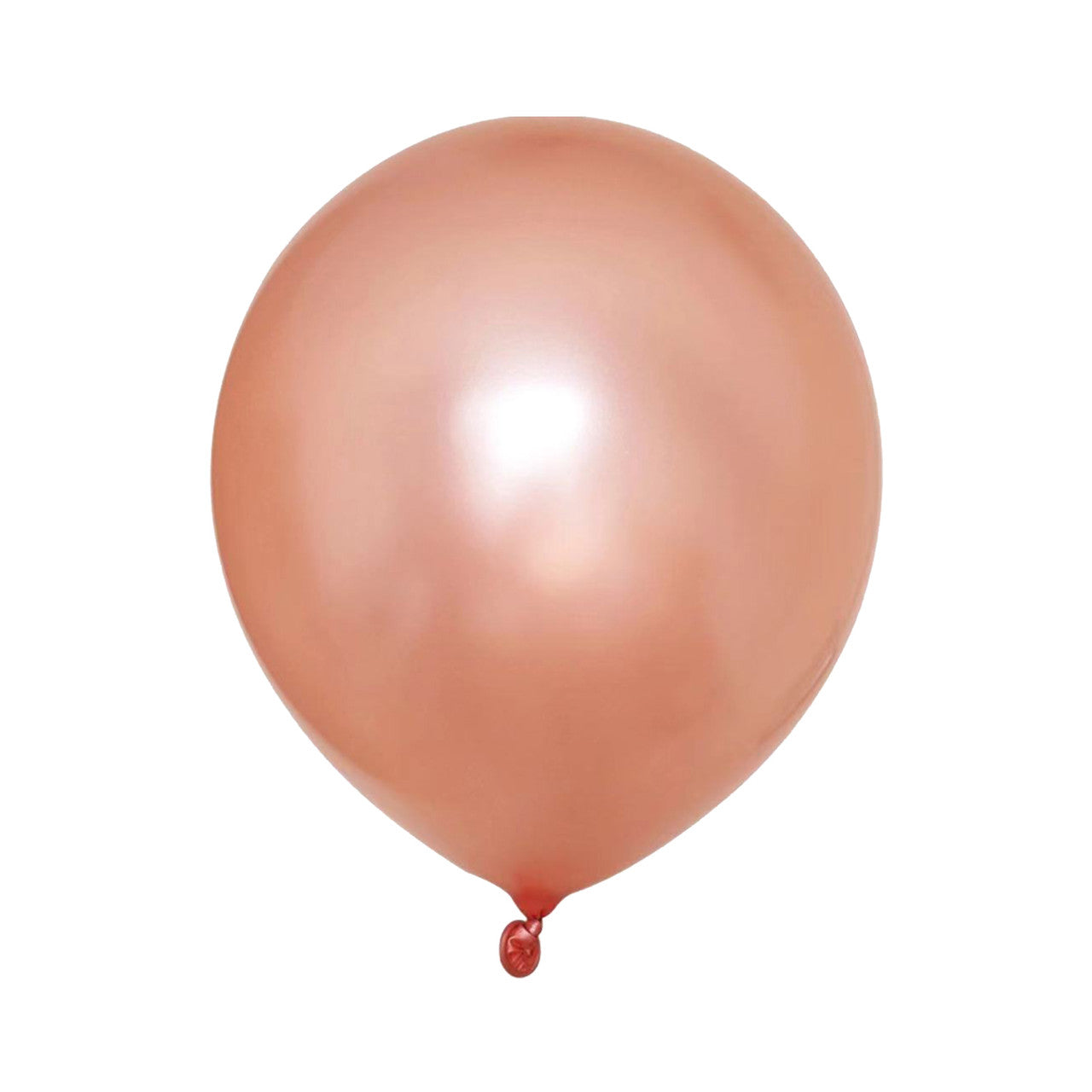 10" Helium-Quality Latex Plain Balloons - Rose Gold