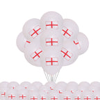 10" Helium-Quality Latex Balloons - England Flag